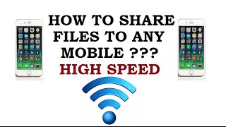 SHAREIT : HOW TO TRANSFER FILES, PHOTOS, VIDEOS AND APPS TO ANY MOBILE [HIGH SPEED] screenshot 3