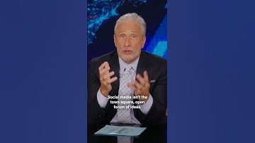 Jon explains how the right confuses the profit/hate-driven social media algorithm with "free" speech