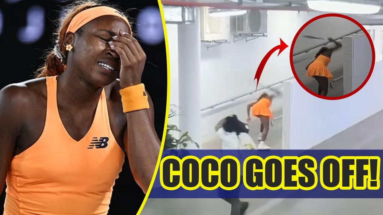Coco Gauff Furious! Racket Smash Broadcast LIVE – She Calls Out ...