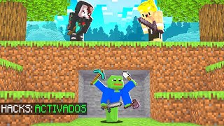 Hice Trampas en Reto de Cazador vs vMario en Minecraft