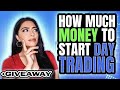 HOW MUCH MONEY DO YOU NEED TO START DAY TRADING + 50K SUBS GIVEAWAY! (CLOSED)