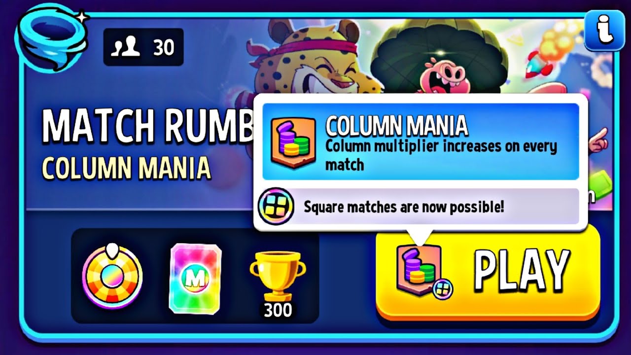 column mania square matches match masters rumble today gameplay