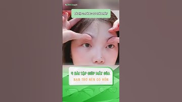 4 Bài tập giúp mắt của bạn trông có hồn |#shorts