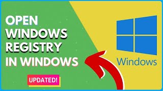 How to Open Windows Registry