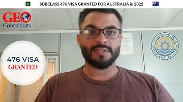 476 Visa Australia Granted | Engr. Fahad Masud from UET Taxila