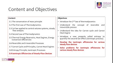 MEC251: Chapter 3: 3.9 Isentropic efficiencis for steady-flow devices (compressors & nozzles)