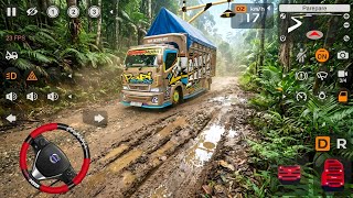 Truk Oleng Canter Melarikan Diri Dari Tempat Angker | Mod Bus Simulator Indonesia screenshot 2
