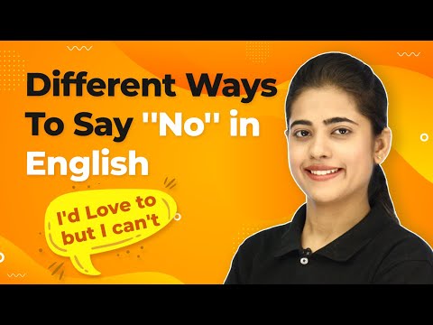 Ways to Say No in English | Different Ways to Say No | English Vocabulary