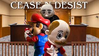 Cease N Desist But With SML Puppets | Marvin's Marvinous Monday FNF