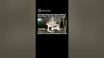 This Robot Cheetah Runs Faster Than Ever🤯#shorts#robotics