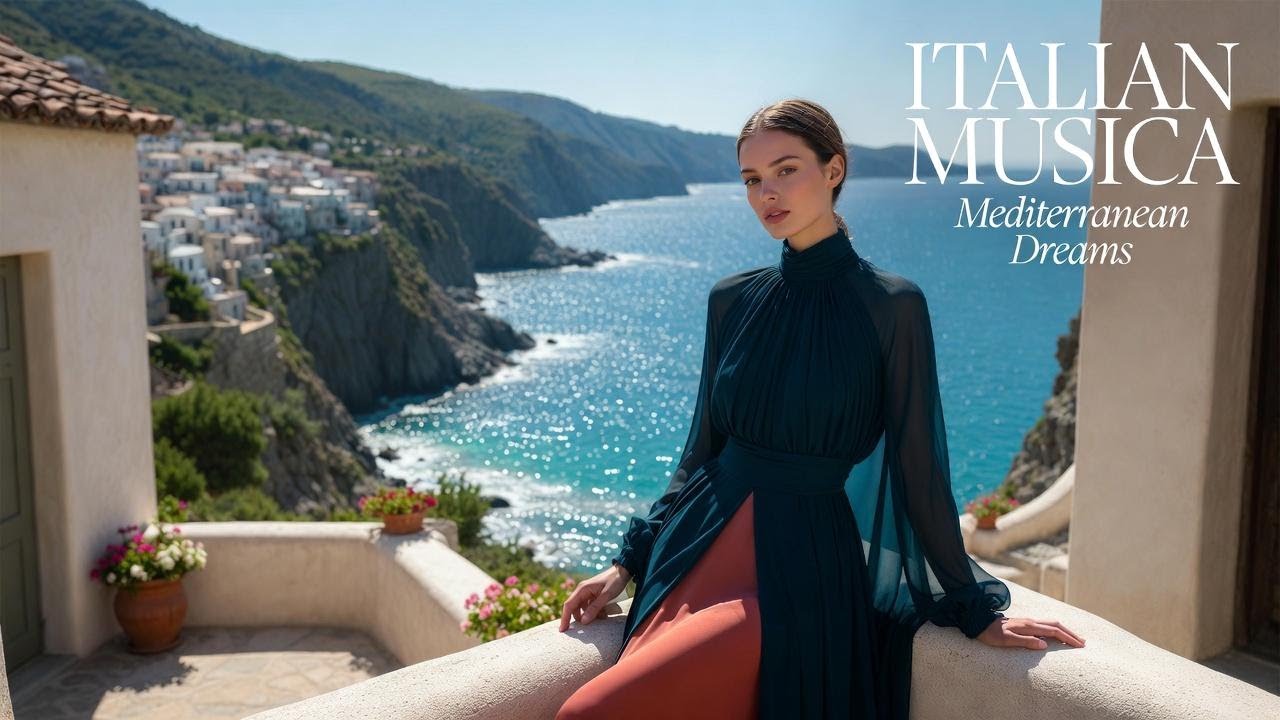 Italian Vibes & Mediterranean Mood Music 🎶 Italy Calm Views 4K | Dolce Italia Music