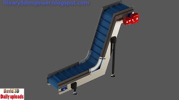 Type z conveyor for food || Download free 3D cad models #100133