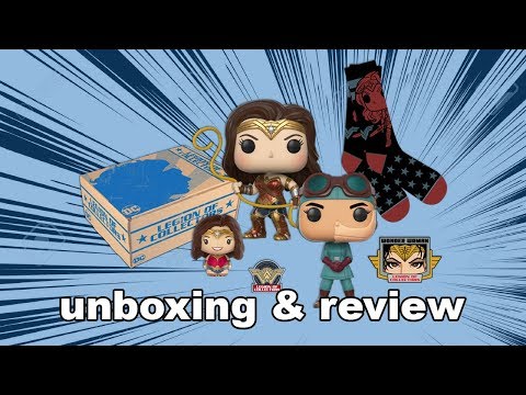 DC Legion Of Collectors Wonder Woman Unboxing | UK Box with Deffinition