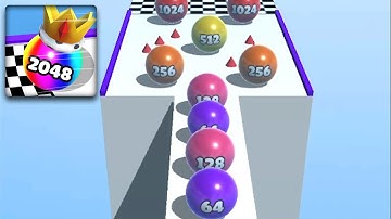 Ball Merge 2048 - All Levels Walkthrough Gameplay iOS, Android Mobile Game (Levels 11-12)