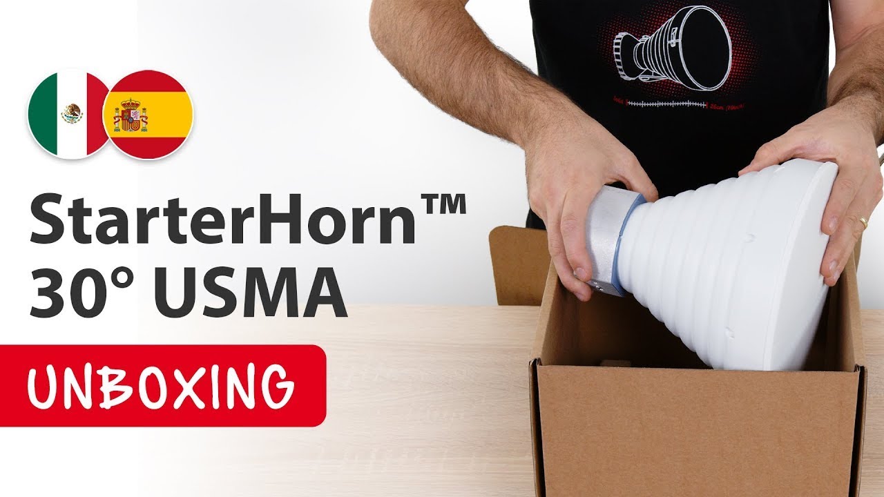 RF elements® StarterHorn™ 30° USMA Unboxing ESP