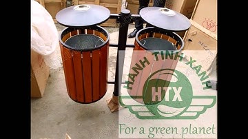 Mua bán thùng rác treo đôi tại Tp.HCM