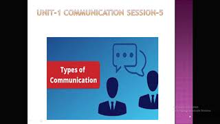 CS & BW UNIT 1 SESSION 5