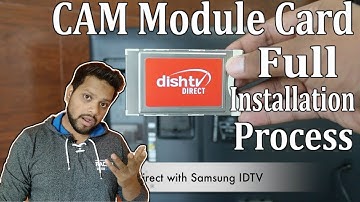 CAM module card full installation guide | CAM card in IDTV |