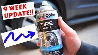 DupliColor Tire Paint | 9 week update!!