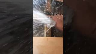 PLUMBING FAIL HUGE LEAK I forgot to press a fitting #diy #asmr #fail #plumbing #construction