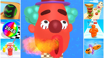 Going Balls, Ball Run 2048, Juice Run, Sandwich Runner, Tall Man Run, Shape-shifting Gameplay