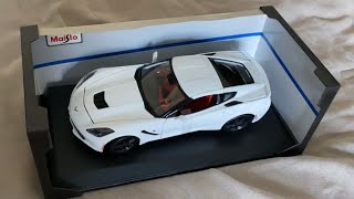 Maisto 2014 Corvette Stingray Z51 Unboxing (Scale 1/18)
