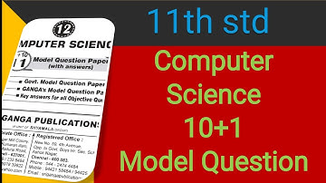 12th Computer Science Model Question Paper 2020 || TNTET Arts