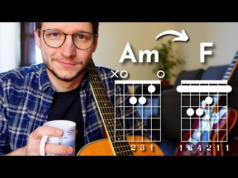 How to ACTUALLY Switch from Am to the F Bar Chord