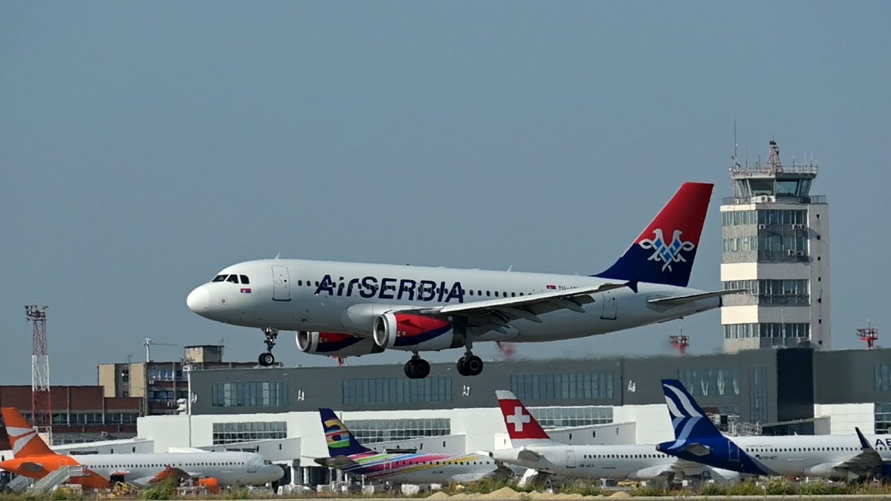 airserbia austrian cargoair tatrajet belgradeairport morning airserbia-austrian-cargoair-tatrajet-belgradeairport-morning