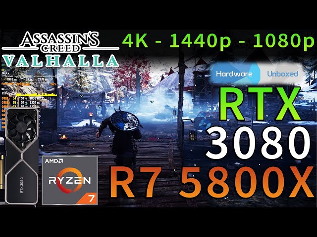 AC Valhalla, PC Benchmark Test, Ryzen 7 3700x - RTX 2070, Ultra High  Settings, 1440p 60fps ULTRA HIGH Settings …