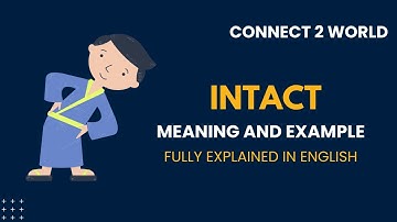 What Does intact   Means || Meanings And Definitions With intact  in ENGLISH