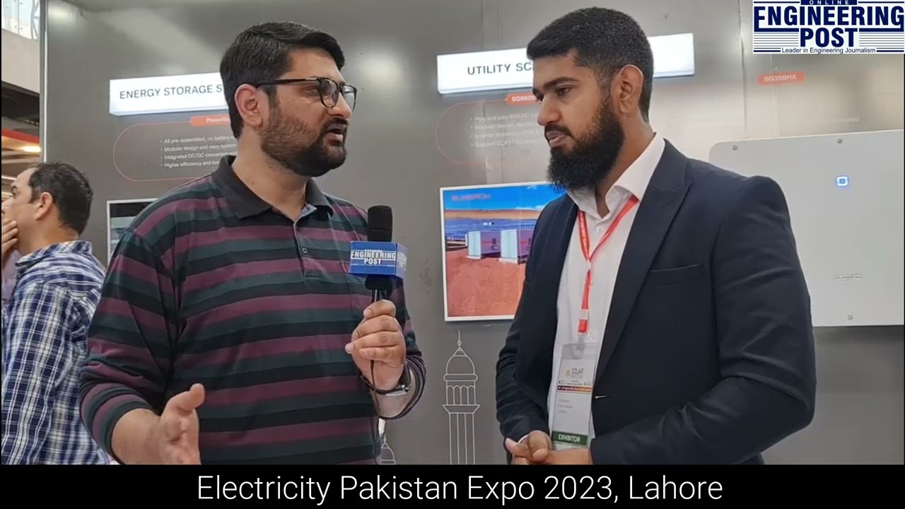 Muhammad Huzaifa | Sales Representative | Sungrow | Solar Pakistan Expo | Engineering Post