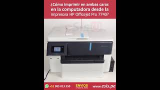 Impresión doble cara DUPLEX en la impresora HP OfficeJet Pro 7740