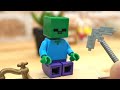 Minecraft StopMotion cooking 「zombie green tea」マインクラフトの不思議な料理「ゾンビ緑茶」