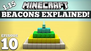 How to Make a Beacon in Minecraft 1.16 (SUPER QUICK MINECRAFT TUTORIALS)