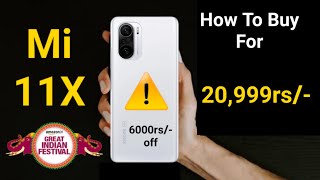 Mi 11X for 20,999rs/- Amazon great Indian sale Snapdragon 870