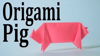 Origami Pig Tutorial Traditional