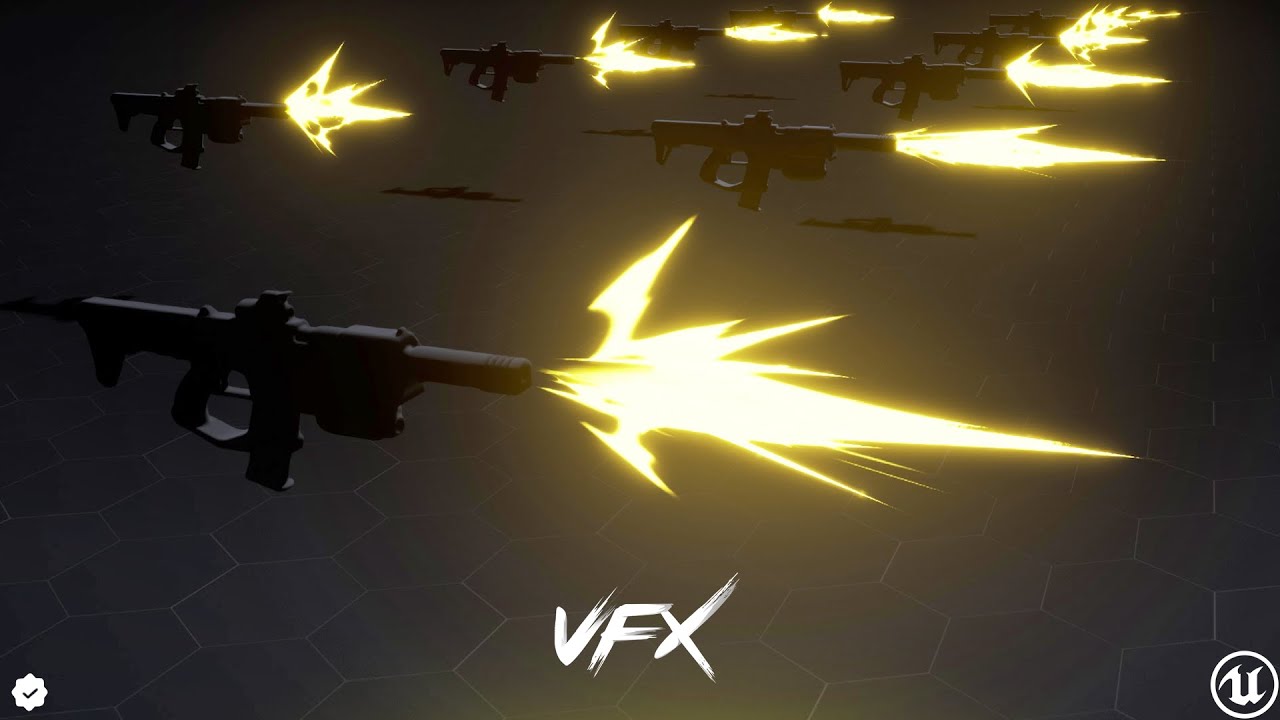 Muzzle Flash VFX Pack Unreal Engine Preview - YouTube