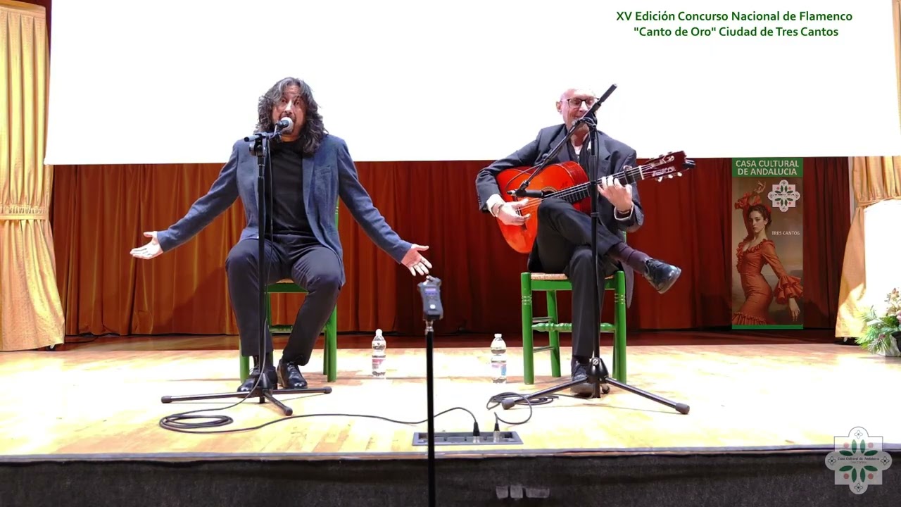 Diego Mejías por Serrana, con Andrés Sánchez a la guitarra