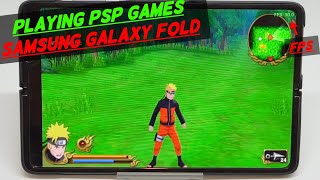 SAMSUNG GALAXY FOLD | Играю в игры для PSP со скоростью 60 кадров в секунду | ЭМУЛЯТОР PPSSPP Snapdragon 855