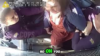 19-Year-Old Claims the Law Doesn’t Apply to Her — Until Handcuffs Come Out