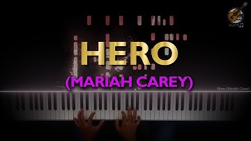 Hero - Mariah Carey (Piano Lyrics Chords Videoke style)