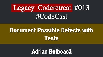 Code Cast: Legacy Coderetreat Episode 13 - Document Possible Defects With Tests [Java]