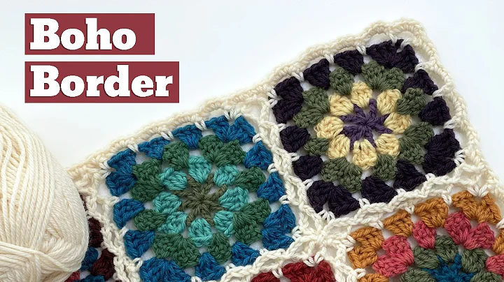 2 Borders for the Boho Granny Square Pattern