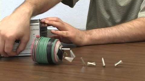 Electromagnet: Rods Falling (Slow Motion)