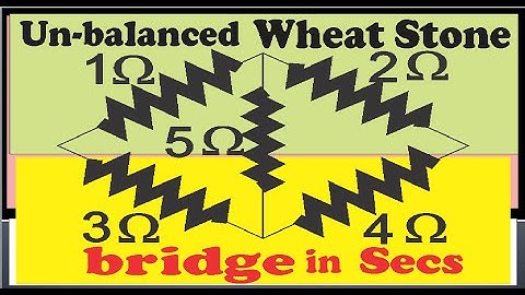 Wheatstone bridge balanced | Unbalanced Shortcut Explained | Made with ClipChamp(4)