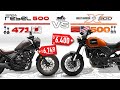2023 Harley-Davidson X500 vs Honda Rebel 500 ┃ Is the new Chinese-American Harley better than Honda?