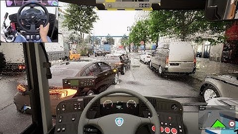 The Bus - Early access gameplay - Dynamic weather | Thrustmaster T300RS