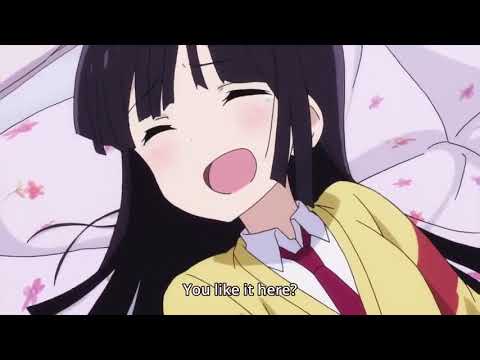 Cute anime tickling in the bed #2