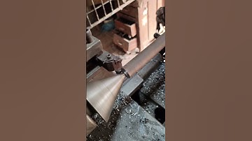 How to make new parts with iron shapes on lathe machine